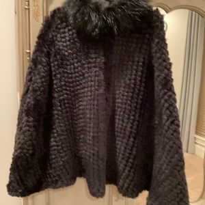 Faux Fur Cape